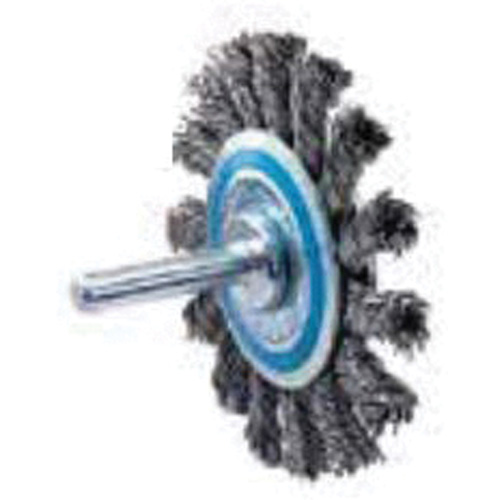 Disque mont&eacute; &agrave; fils nou&eacute;s torsad&eacute;s, 2-3/4" dia., Fils 0,02" Helyx Safety & Industrial Supplies