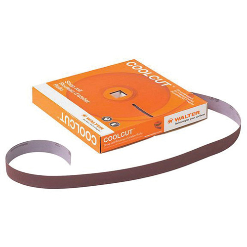 Papier abrasif manuel Coolcut, Oxyde d'aluminium, 1" la x 150' lo, Grain P60 Helyx Safety & Industrial Supplies