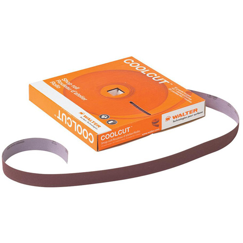 Papier abrasif manuel Coolcut, Oxyde d'aluminium, 1-1/2" la x 150' lo, Grain P60 Helyx Safety & Industrial Supplies