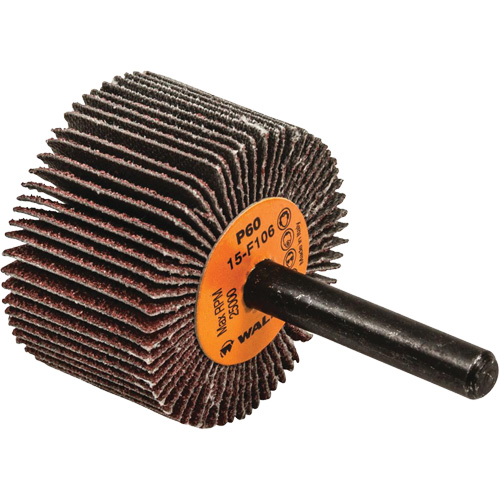 Flap Wheels-Coolcut Flap Wheels, Aluminum Oxide, 60 Grit, 1-1/2" x 1" x 1/4" Helyx Safety & Industrial Supplies