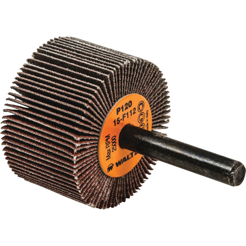 Flap Wheels-Coolcut Flap Wheels, Aluminum Oxide, 120 Grit, 1-1/2" x 1" x 1/4" Helyx Safety & Industrial Supplies