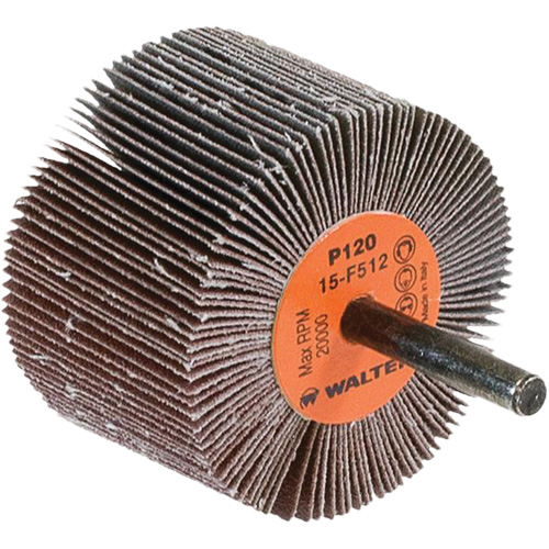 Flap Wheels-Coolcut Flap Wheels, Aluminum Oxide, 120 Grit, 2-1/2" x 1-1/2" x 1/4" Helyx Safety & Industrial Supplies
