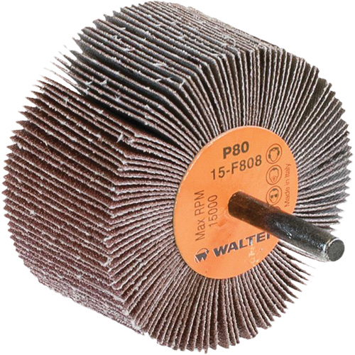 Flap Wheels-Coolcut Flap Wheels, Aluminum Oxide, 80 Grit, 3" x 1-1/2" x 1/4" Helyx Safety & Industrial Supplies