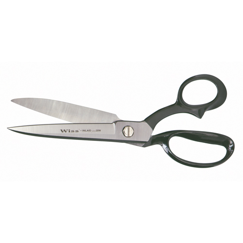Cisaille de qualit&eacute; industrielle &agrave; lames larges, Longueur de coupe de 6-1/8", Poign&eacute;e Anneaux Helyx Safety & Industrial Supplies