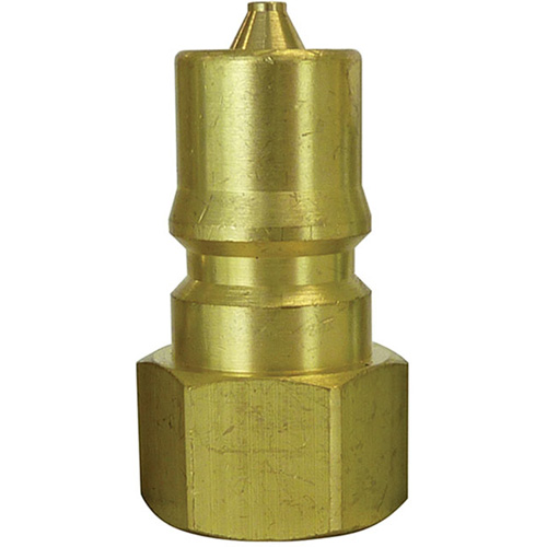 Bouchon pour raccord hydraulique rapide, 1/4" dia., Laiton Helyx Safety & Industrial Supplies