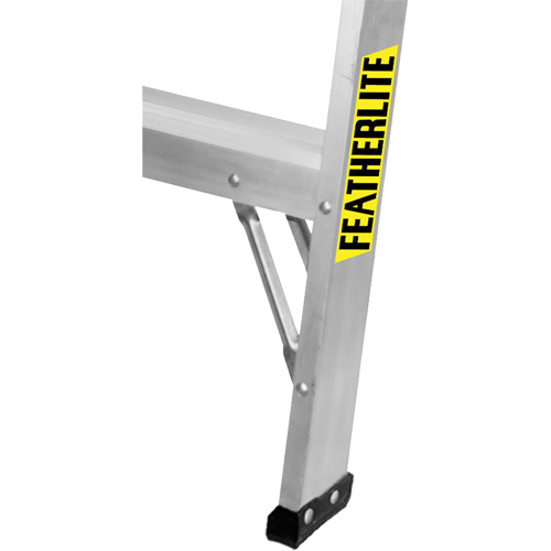 Industrial-Duty Sawhorse, 2' H x 31.9375" W x 23.50" D, 300 lbs. Capacity, Aluminum Helyx Safety & Industrial Supplies