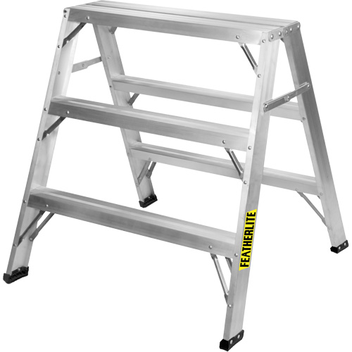 Chevalet de sciage industriel, 3' ha x 33,3125" la x 31,50" pr, Capacit&eacute; de 300 lb, Aluminium Helyx Safety & Industrial Supplies
