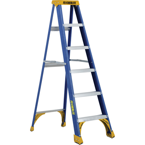 Escabeaux industriels (s&eacute;rie 6300), 6', Fibre de verre, Capacit&eacute; 250 lb, Type 1 Helyx Safety & Industrial Supplies