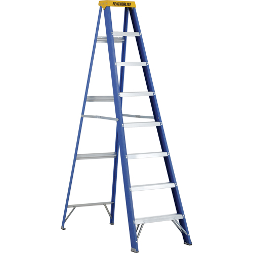 Escabeaux industriels (s&eacute;rie 6300), 8', Fibre de verre, Capacit&eacute; 250 lb, Type 1 Helyx Safety & Industrial Supplies