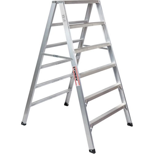 Saw Horse, 6' H x 30" W x 300 lbs. Capacity, Aluminum Helyx Safety & Industrial Supplies