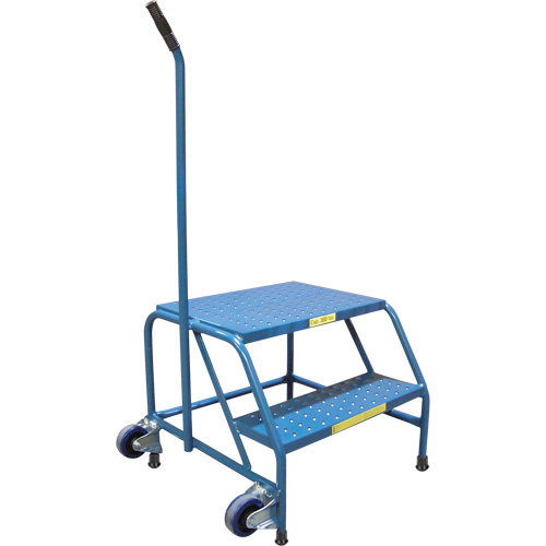 Tilt-N-Roll Step Stands, 2 Step(s), 24" L x 29" W x 19" H, 300 lbs. Capacity Helyx Safety & Industrial Supplies