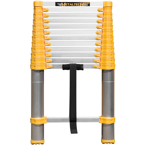 Telescopic Ladder, 3' - 12', Aluminum, 250 lbs. Capacity, Type 1 Helyx Safety & Industrial Supplies