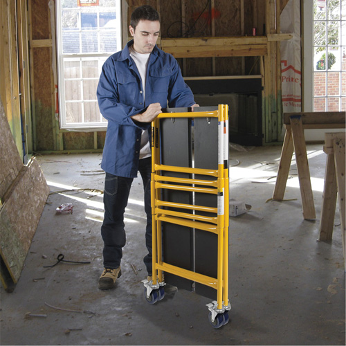Ensemble de petit &eacute;chafaudage de base de 4' Jobsite Series, Cadre Acier, 41" p x 45-3/4" h Helyx Safety & Industrial Supplies