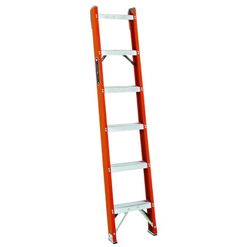 FH1000 Series Industrial Heavy-Duty Shelf Ladders, 6', Fibreglass, 300 lbs., CSA Grade 1A Helyx Safety & Industrial Supplies