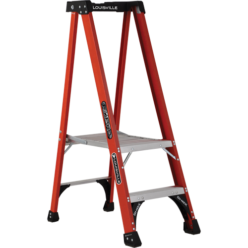 Industrial Extra Heavy-Duty Pro Platform Stepladders (FXP1800 Series), 2', 375 lbs. Cap. Helyx Safety & Industrial Supplies