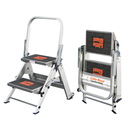 Safety Stepladder, 1.5', Aluminum, 300 lbs. Capacity, Type 1A Helyx Safety & Industrial Supplies