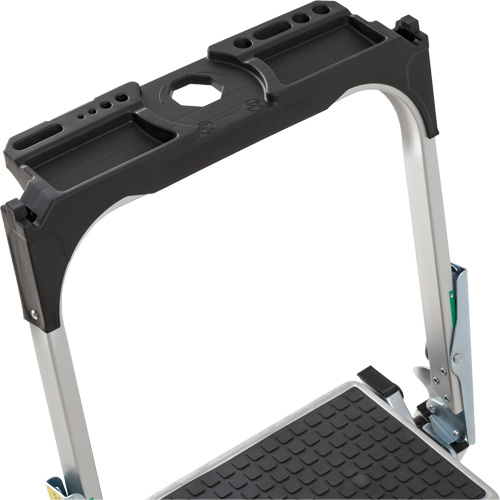Tilt & Roll Step Stool Ladder, 2 Steps, 23" x 21" x 34.50" High Helyx Safety & Industrial Supplies
