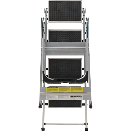 Tilt & Roll Step Stool Ladder, 4 Steps, 44.25" x 22.13" x 59" High Helyx Safety & Industrial Supplies