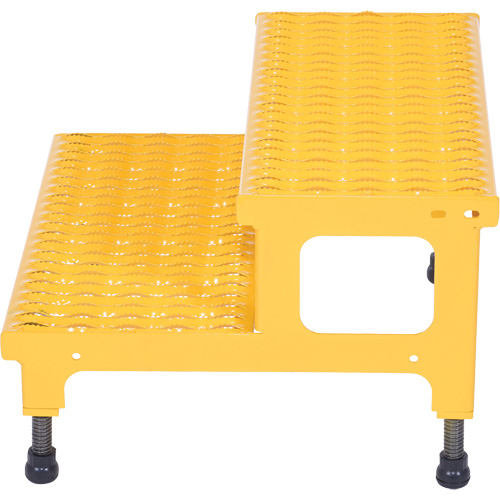 Plate-forme ajustable Step-Mate, 2 marche(s), 23-13/16" la x 22-7/8" lo x 15-1/4" h, Capacit&eacute; 500 lb Helyx Safety & Industrial Supplies