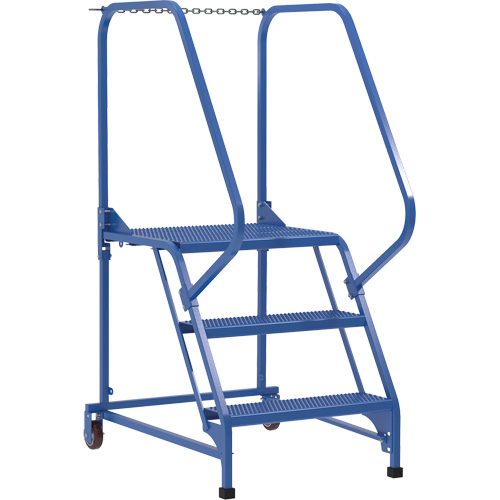 Maintenance Ladder, 3 Steps, 23-9/16" Step Width, 30" Platform Height, Steel Helyx Safety & Industrial Supplies