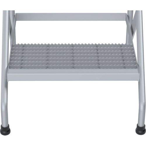 Aluminum Step Stand, 2 Step(s), 22-13/16" W x 24-9/16" L x 20" H, 500 lbs. Capacity Helyx Safety & Industrial Supplies