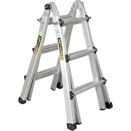 &eacute;chelle t&eacute;lescopique multipositions, 2,916' - 9,75', Aluminium, 300 lb, CSA calibre 1A Helyx Safety & Industrial Supplies