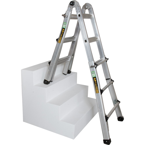 &eacute;chelle t&eacute;lescopique multipositions, 2,916' - 9,75', Aluminium, 300 lb, CSA calibre 1A Helyx Safety & Industrial Supplies