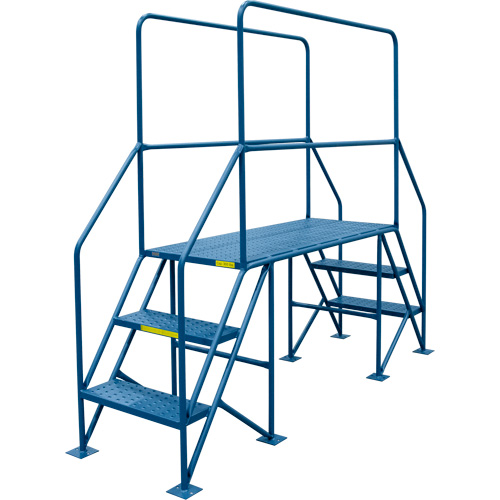 Crossover Ladder, 35-1/2" Overall Span, 31-1/2" H x 22" D, 22" Step Width Helyx Safety & Industrial Supplies