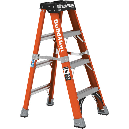 Step Ladder, 4', Fibreglass, 375 lbs. Capacity, Type 1AA Helyx Safety & Industrial Supplies