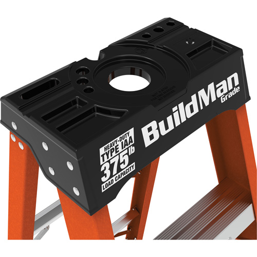 Step Ladder, 10', Fibreglass, 375 lbs. Capacity, Type 1AA Helyx Safety & Industrial Supplies