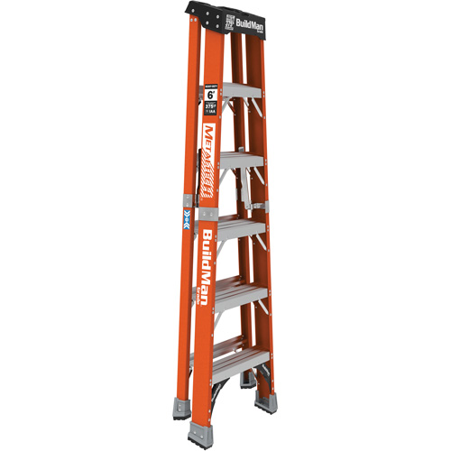 Step Ladder, 6', Fibreglass, 375 lbs. Capacity, Type 1AA Helyx Safety & Industrial Supplies