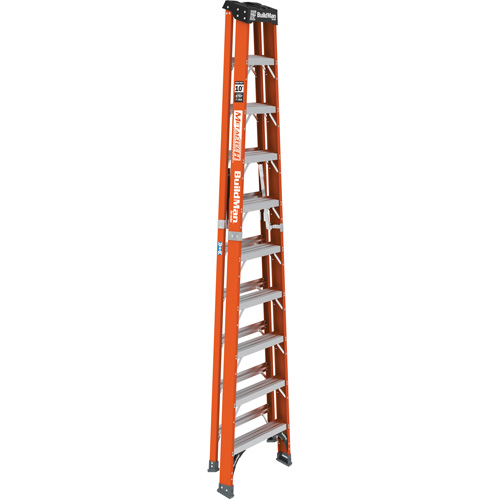 Step Ladder, 10', Fibreglass, 375 lbs. Capacity, Type 1AA Helyx Safety & Industrial Supplies