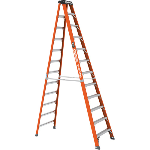Step Ladder, 12', Fibreglass, 375 lbs. Capacity, Type 1AA Helyx Safety & Industrial Supplies