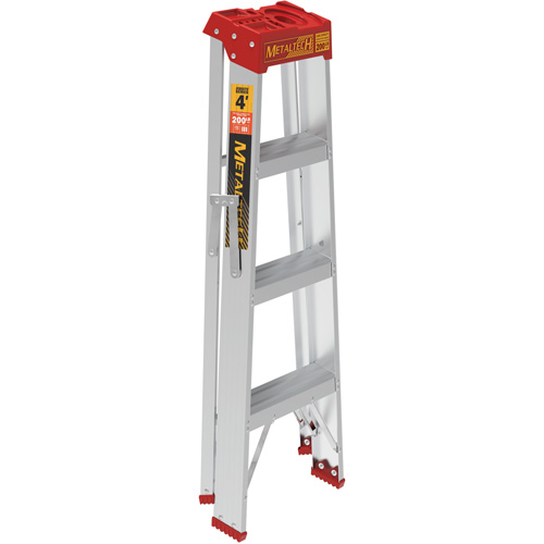 Step Ladder, 4', Aluminum, 200 lbs. Capacity, Type 3 Helyx Safety & Industrial Supplies