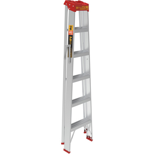 Step Ladder, 6', Aluminum, 200 lbs. Capacity, Type 3 Helyx Safety & Industrial Supplies
