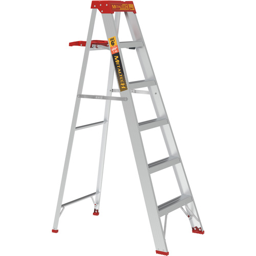 Step Ladder with Paint Tray, 6', Aluminum, 200 lbs. Capacity, Type 3 Helyx Safety & Industrial Supplies