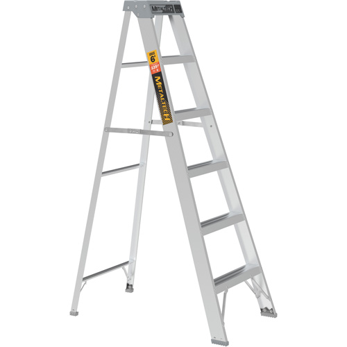 Escabeau, 6', Aluminium, Capacit&eacute; 225 lb, Type 2 Helyx Safety & Industrial Supplies