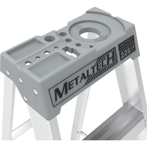 Step Ladder with Paint Tray, 6', Aluminum, 225 lbs. Capacity, Type 2 Helyx Safety & Industrial Supplies