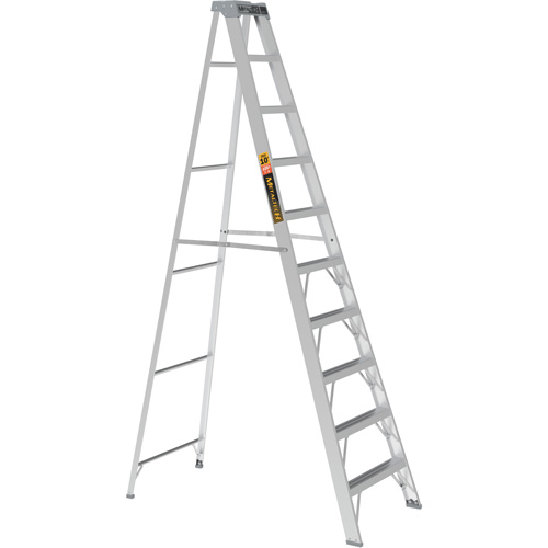Escabeau, 10', Aluminium, Capacit&eacute; 225 lb, Type 2 Helyx Safety & Industrial Supplies