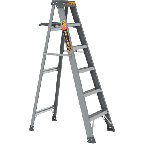 Escabeau avec plateau &agrave; peinture, 6', Fibre de verre, Capacit&eacute; 225 lb, Type 2 Helyx Safety & Industrial Supplies