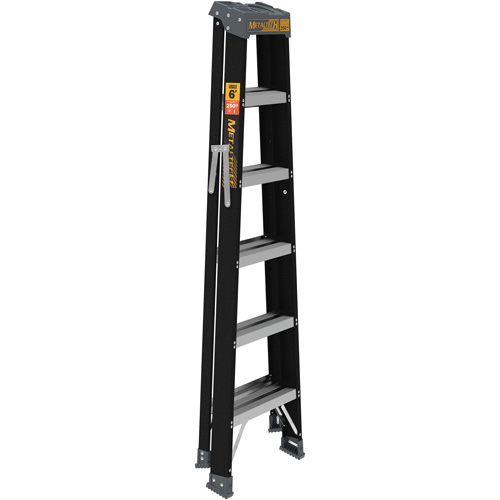 Escabeau, 6', Fibre de verre, Capacit&eacute; 250 lb, Type 1 Helyx Safety & Industrial Supplies
