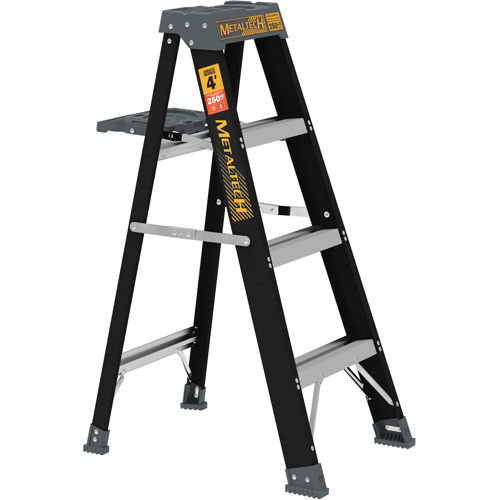 Step Ladder with Paint Tray, 4', Fibreglass, 250 lbs. Capacity, Type 1 Helyx Safety & Industrial Supplies