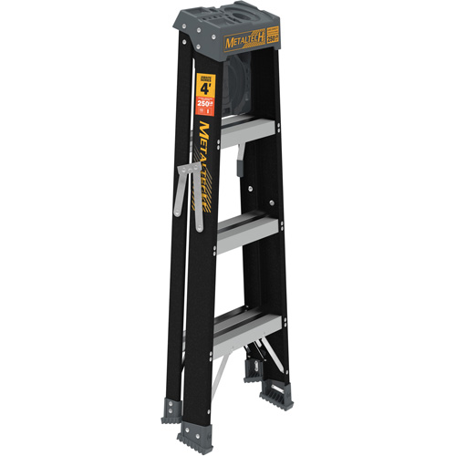Step Ladder with Paint Tray, 4', Fibreglass, 250 lbs. Capacity, Type 1 Helyx Safety & Industrial Supplies