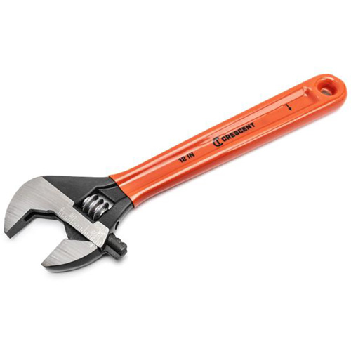 Crescent Adjustable Wrenches, 12" L, 1-1/2" Max Width, Black Helyx Safety & Industrial Supplies