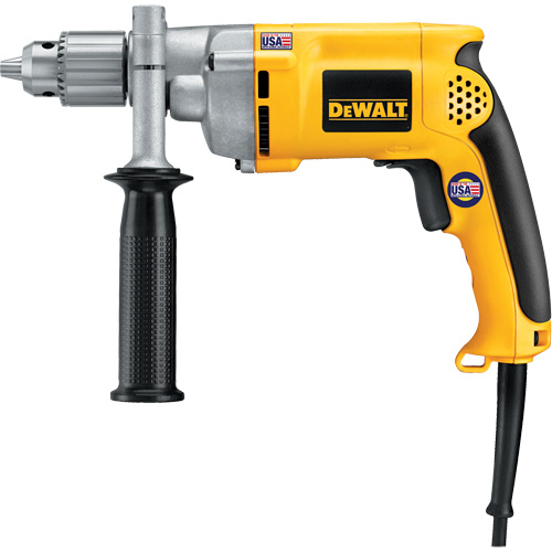 Perceuse, Mandrin 1/2", 8,5 A, 120 V, 0-850 Tr/min, Mandrin Avec cl&eacute; Helyx Safety & Industrial Supplies