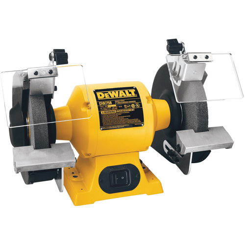Heavy-Duty Bench Grinder, 8" Wheel Diameter, 3/4 HP, 3600 RPM Helyx Safety & Industrial Supplies