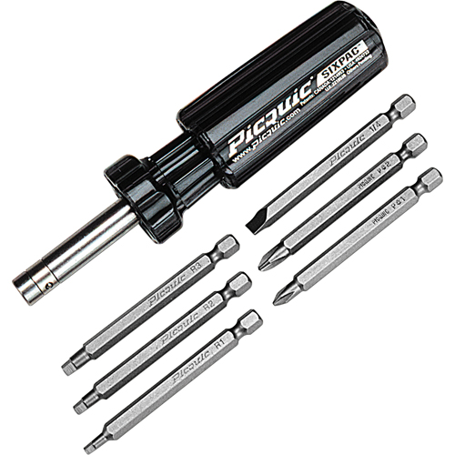 Sixpac Plus Multi-Bit Screwdrivers Helyx Safety & Industrial Supplies