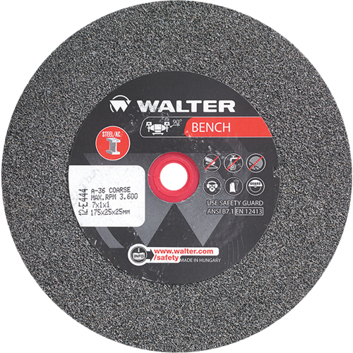 Bench Grinding Wheels, 7" x 1", 1" Arbor, 1 Helyx Safety & Industrial Supplies