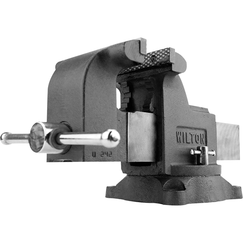 &eacute;taux d'atelier, Largeur des m&acirc;choires 4", Profondeur de la gorge 2-3/4" Helyx Safety & Industrial Supplies