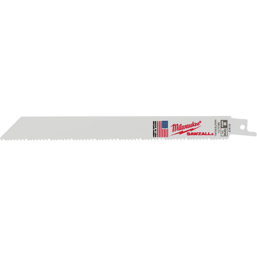 Sawzall&reg; Reciprocating Saw Blade, Bi-Metal, 10-14 TPI, 8" L x 5/8" W Helyx Safety & Industrial Supplies